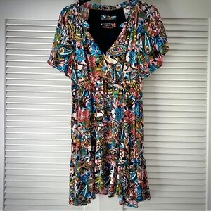 Anthropologie Robin Tiered Minidress SP